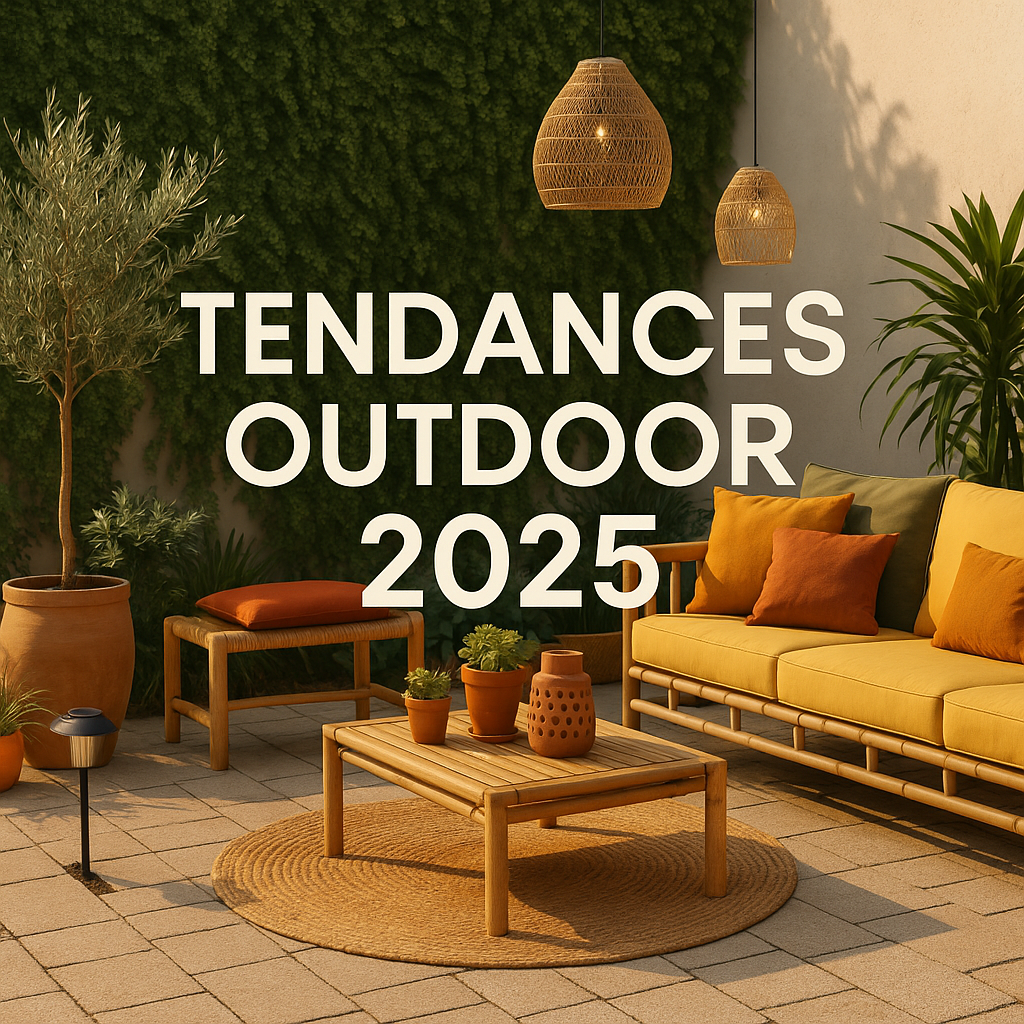 Tendances outdoor 2025 : couleurs, matériaux et objets à adopter ...